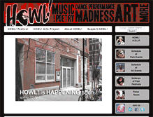 Tablet Screenshot of howlfestival.com